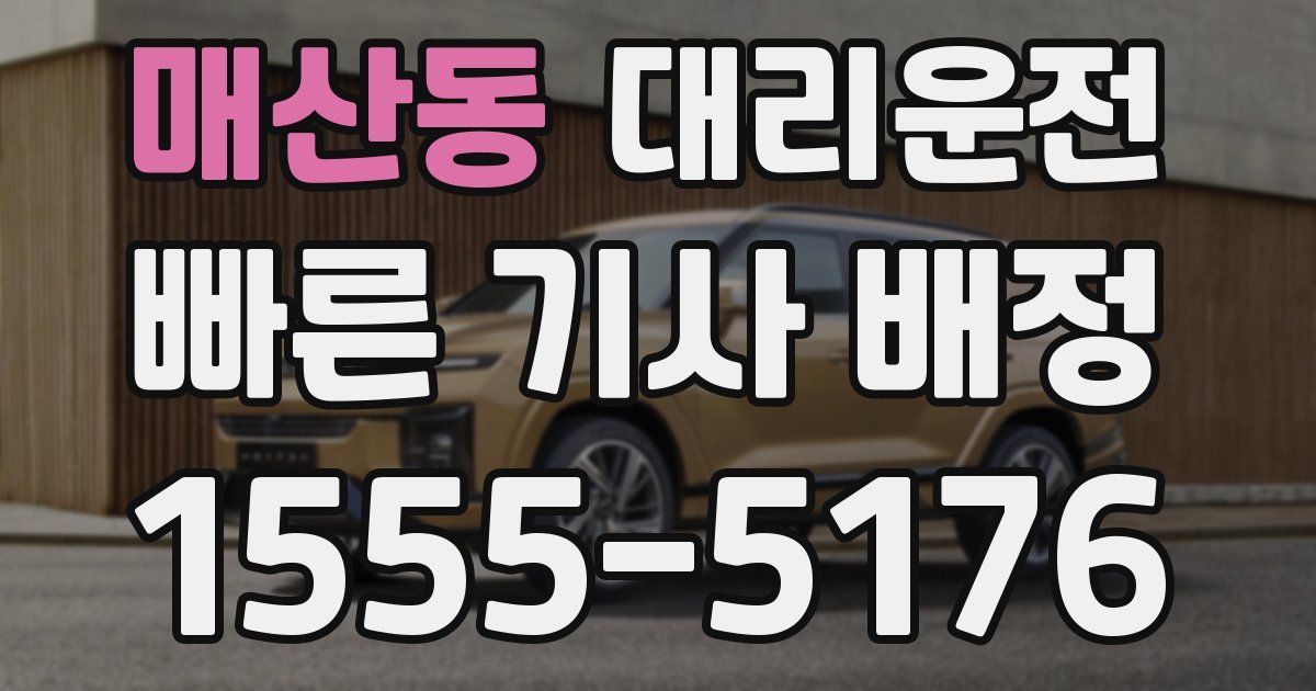 일일대리기사