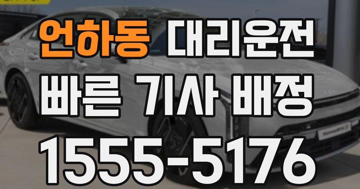 일일대리기사