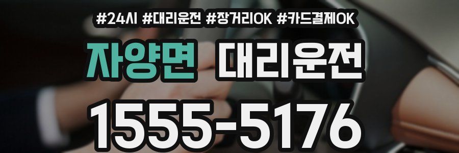 자양면 대리운전
