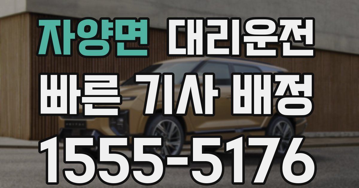 일일대리기사