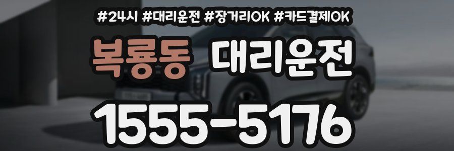 복룡동 대리운전