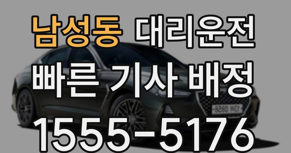 일일대리기사