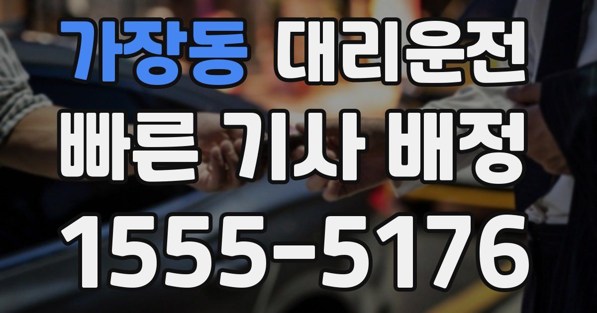 일일대리기사