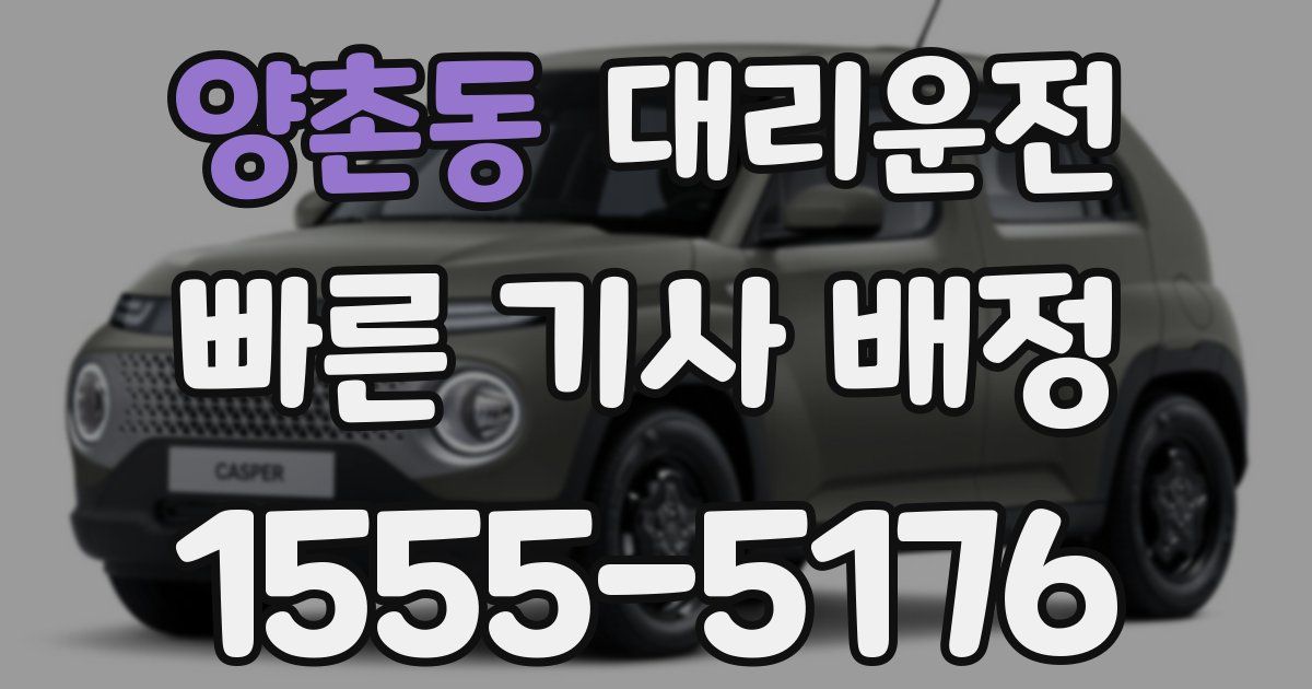 일일대리기사