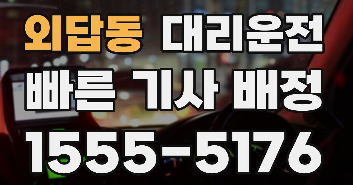 일일대리기사
