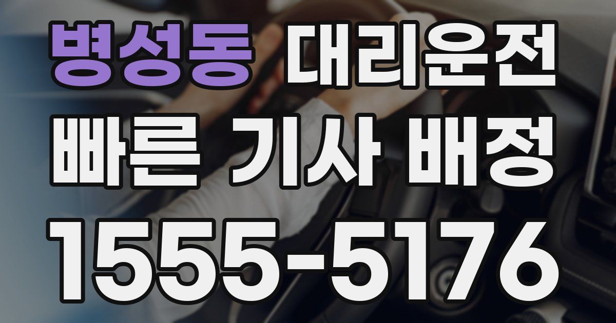 일일대리기사
