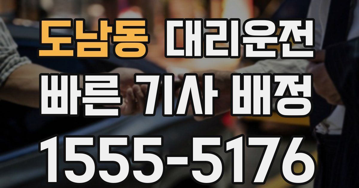 일일대리기사