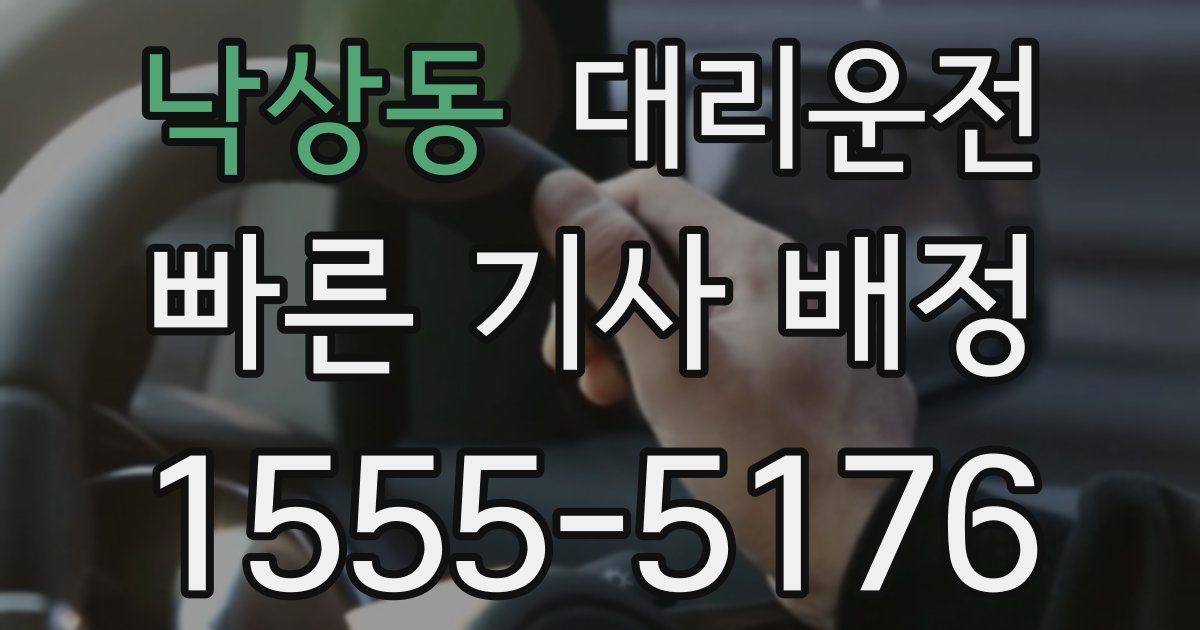 일일대리기사