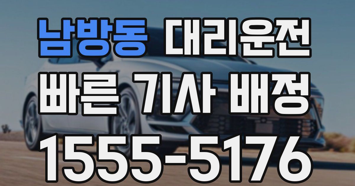 일일대리기사
