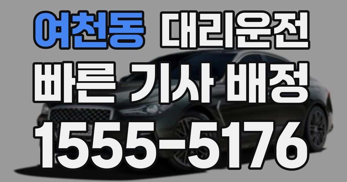 일일대리기사