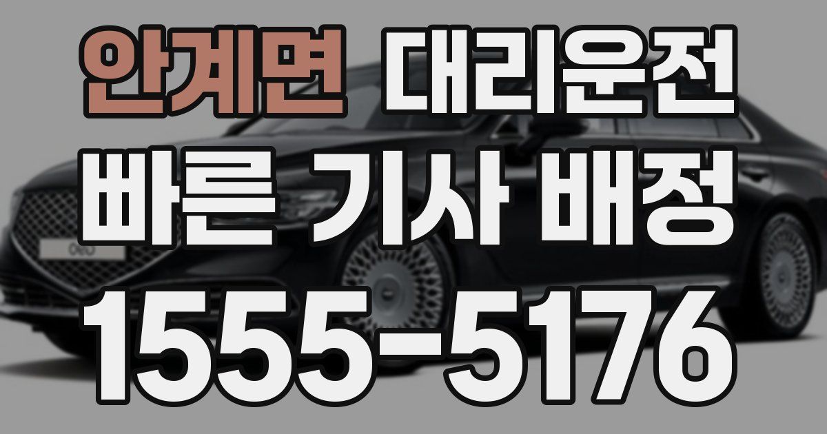 일일대리기사