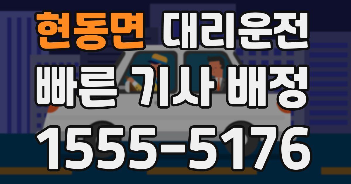 일일대리기사