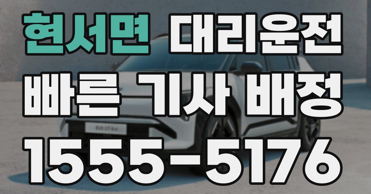 일일대리기사