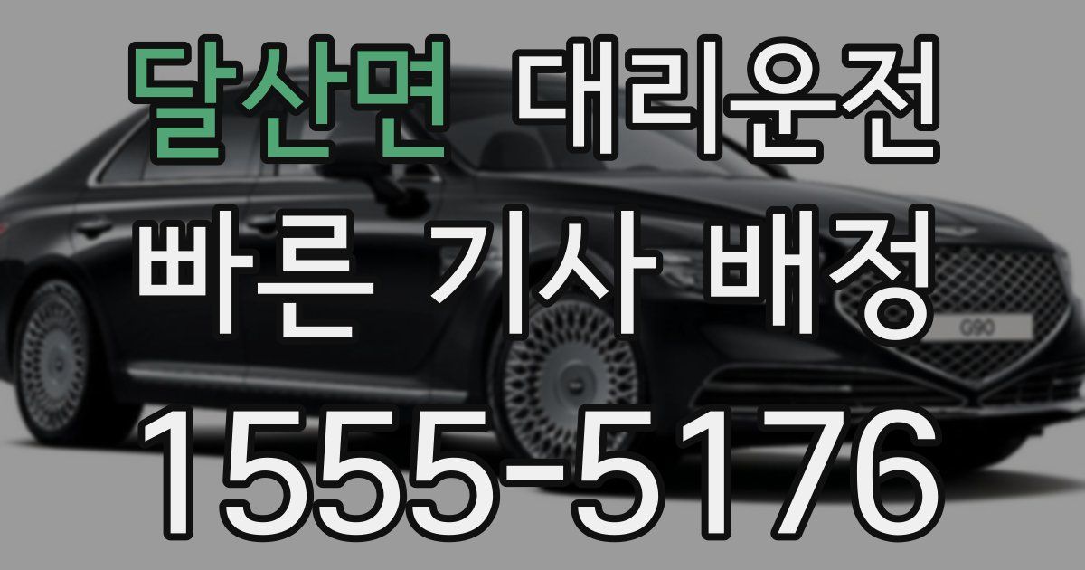 일일대리기사