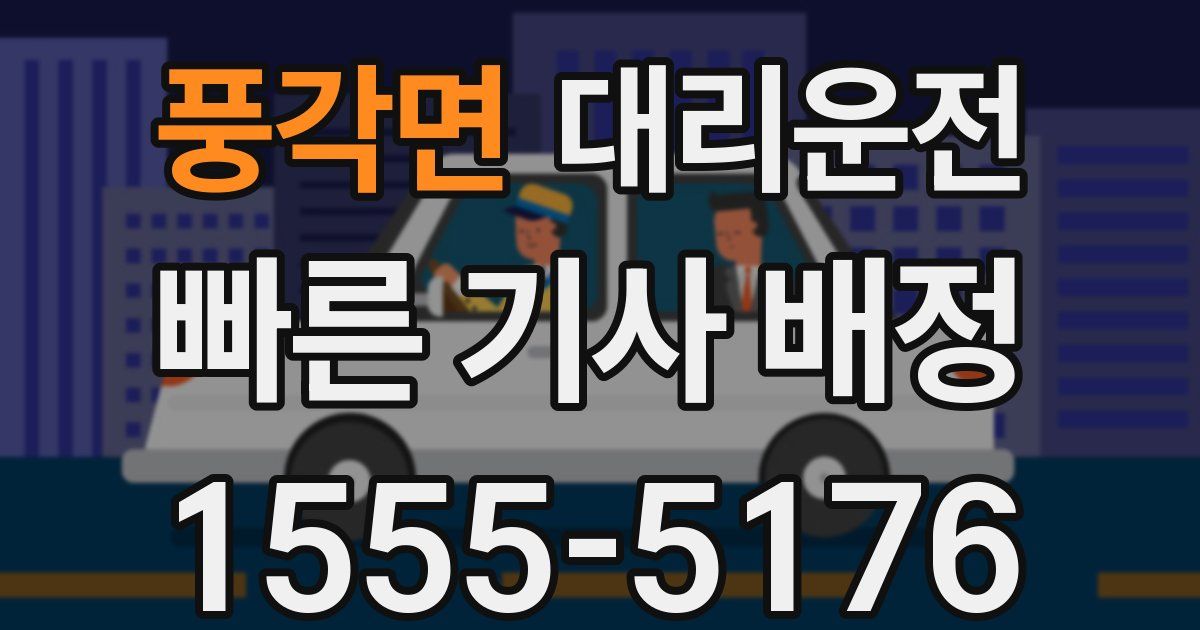 일일대리기사