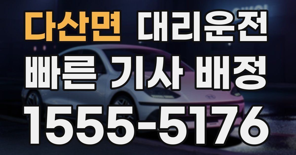 일일대리기사