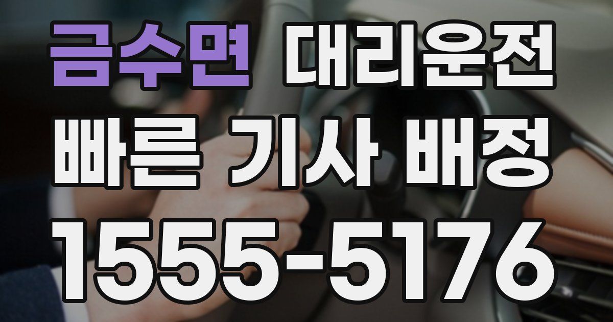 일일대리기사