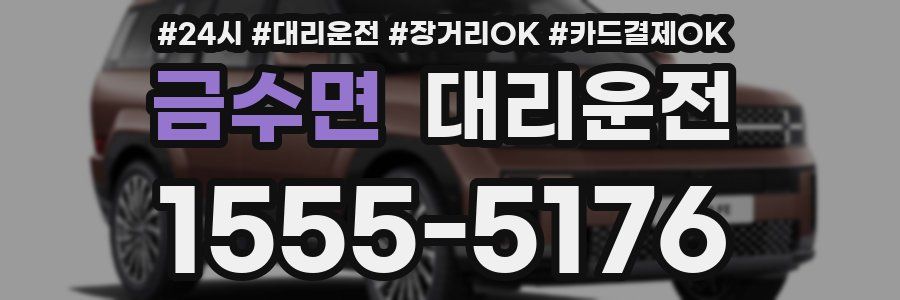 금수면 대리운전