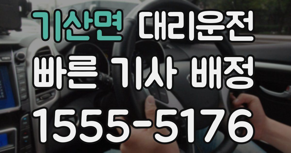 일일대리기사