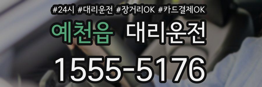 예천읍 대리운전