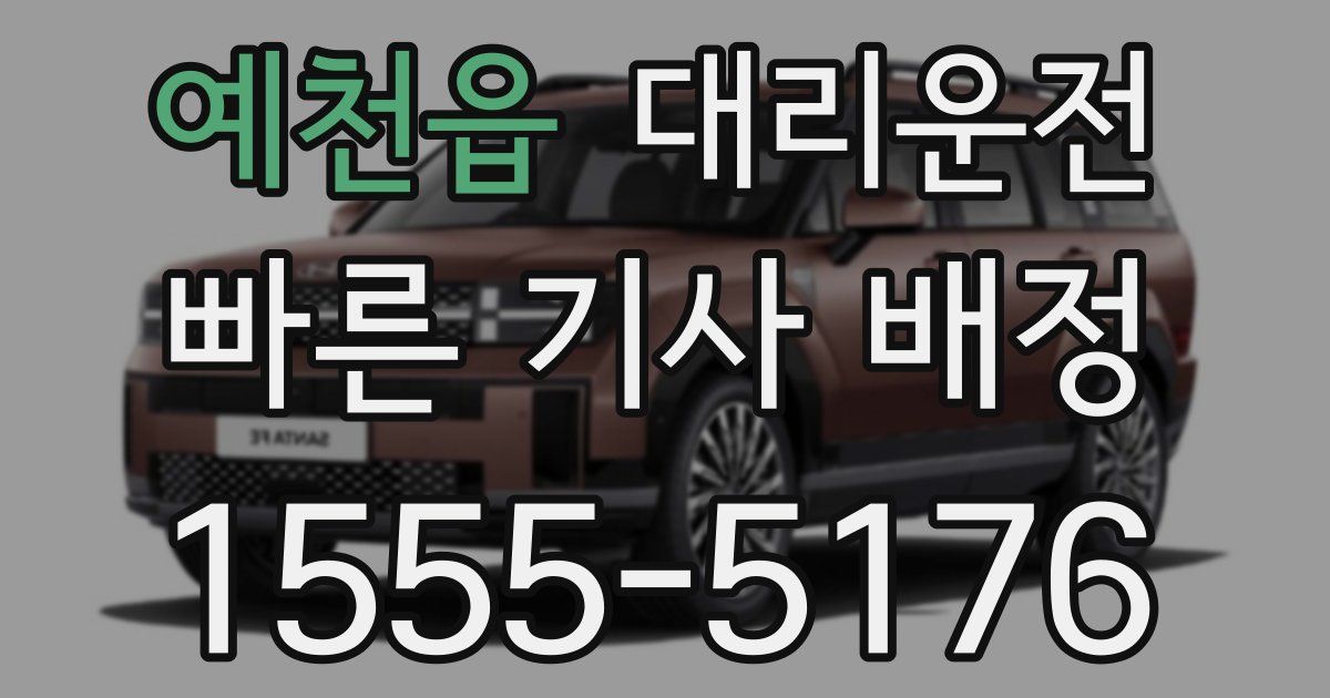 일일대리기사