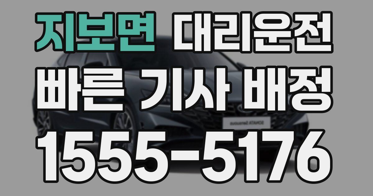 일일대리기사