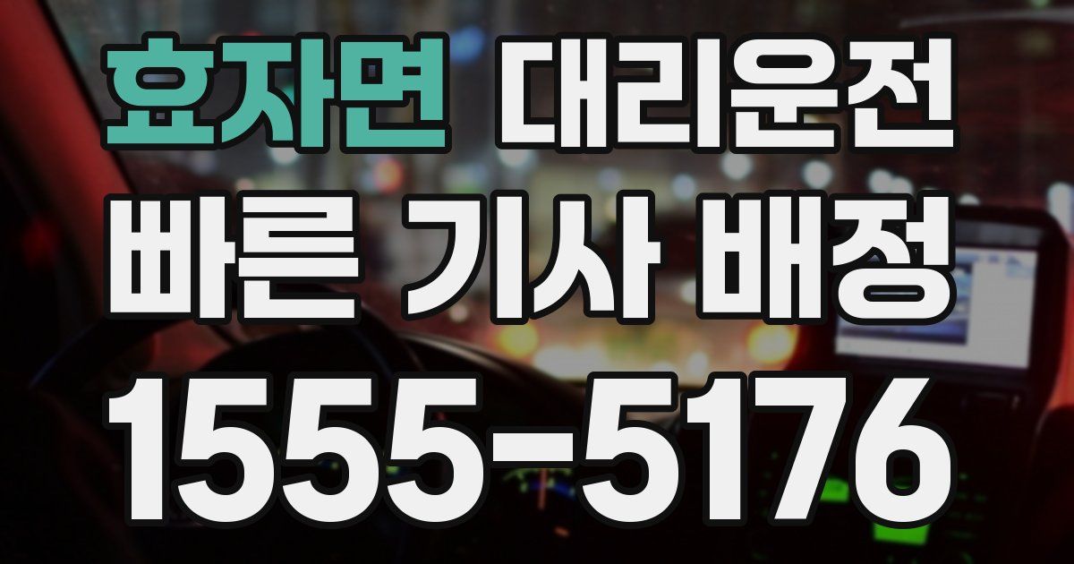 일일대리기사