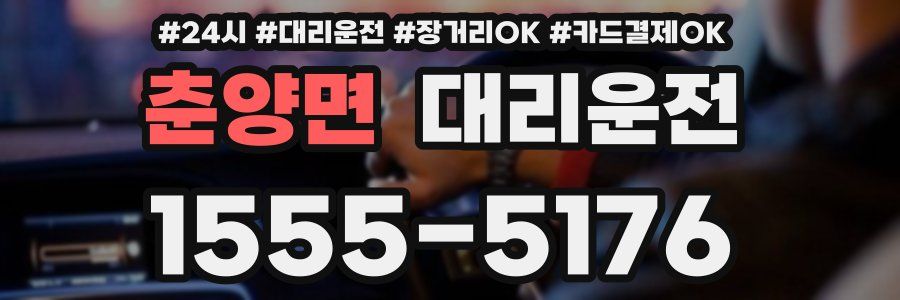 춘양면 대리운전
