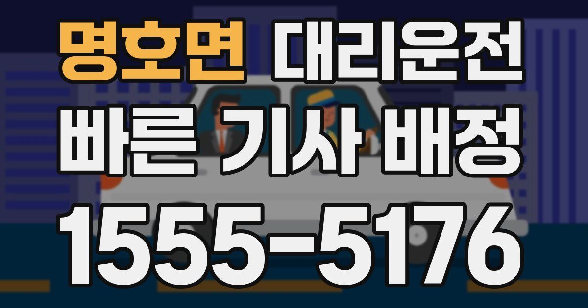 일일대리기사