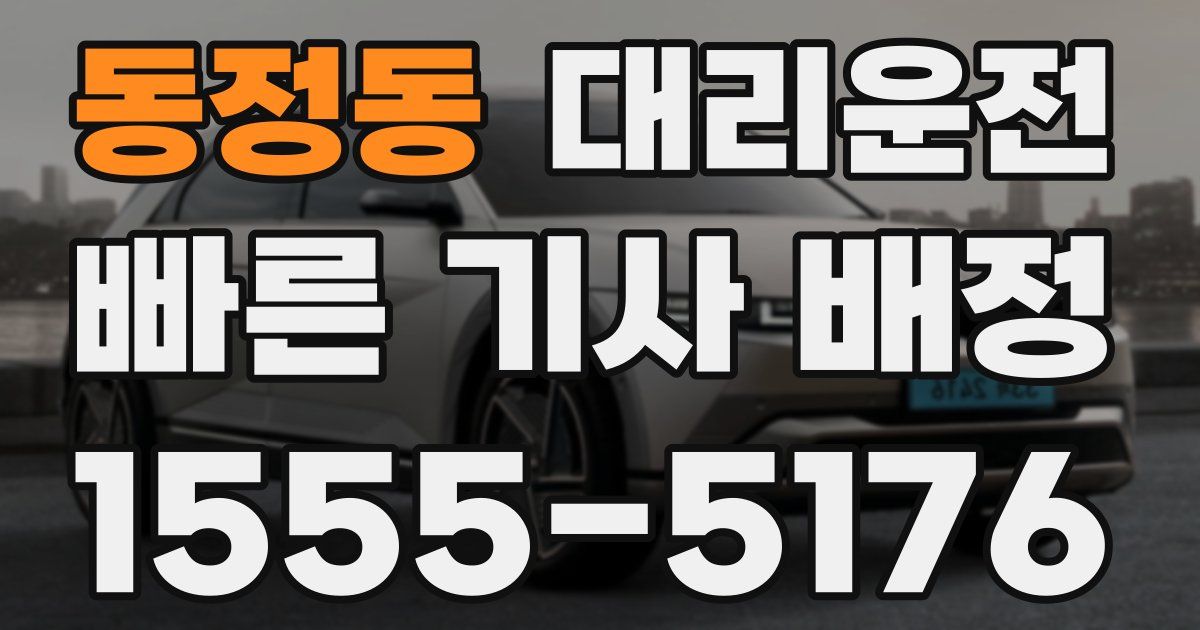 일일대리기사