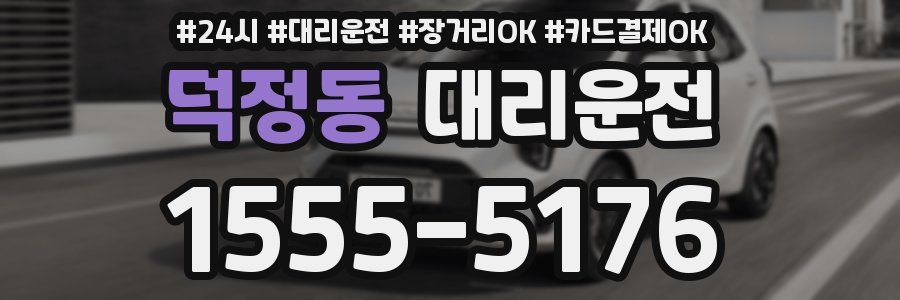 덕정동 대리운전