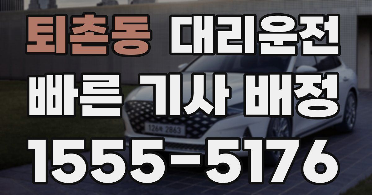 일일대리기사