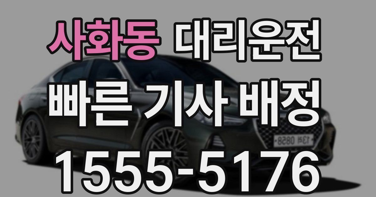일일대리기사