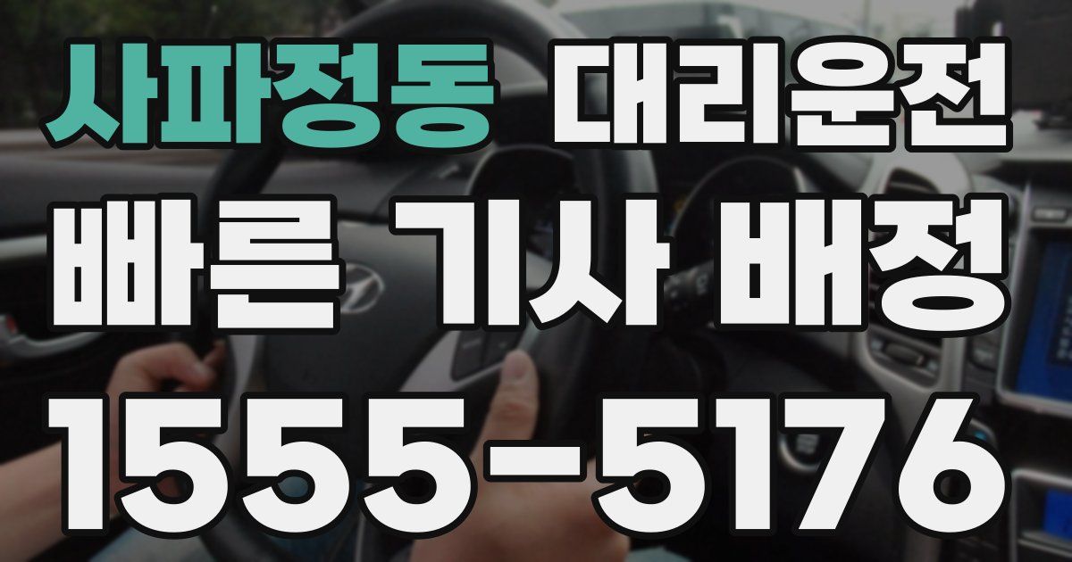 일일대리기사