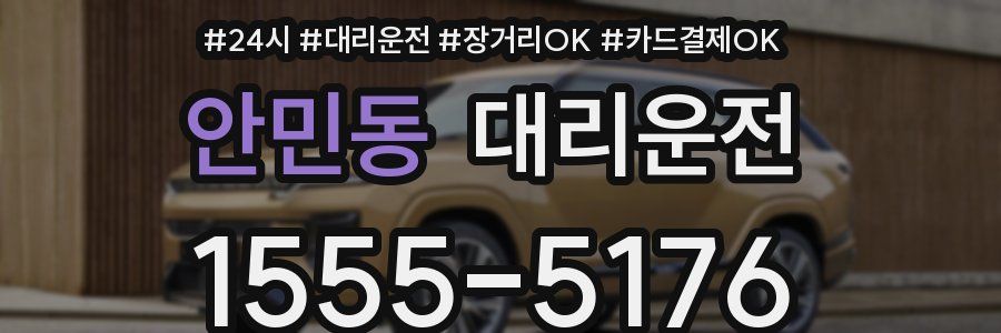 안민동 대리운전