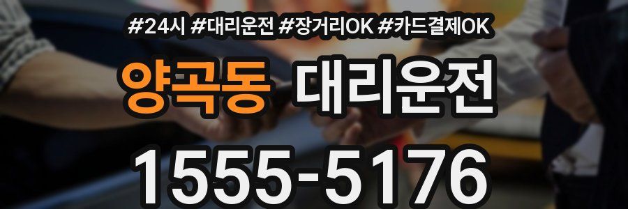 양곡동 대리운전