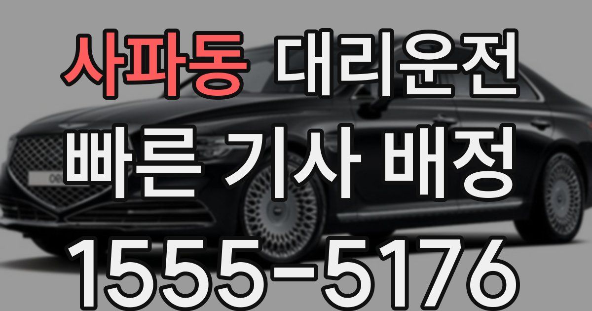 일일대리기사