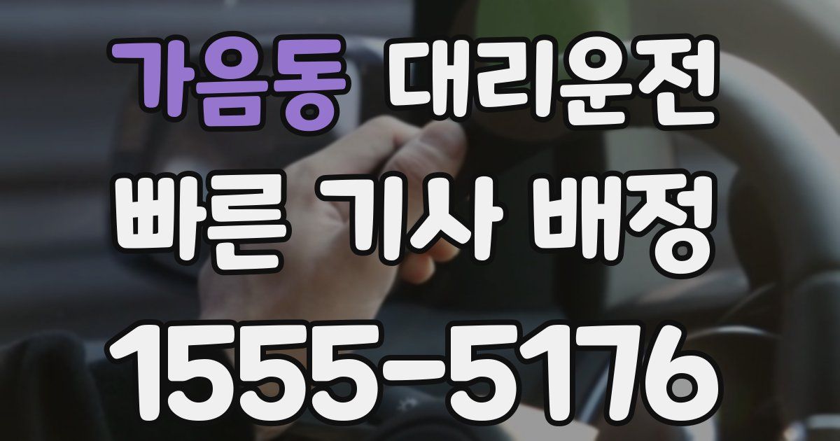 일일대리기사