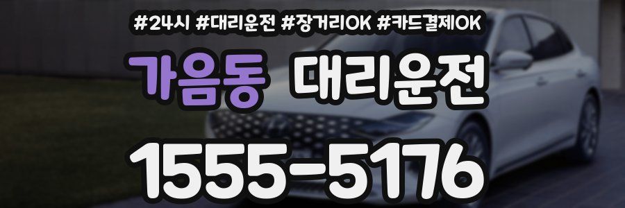 가음동 대리운전