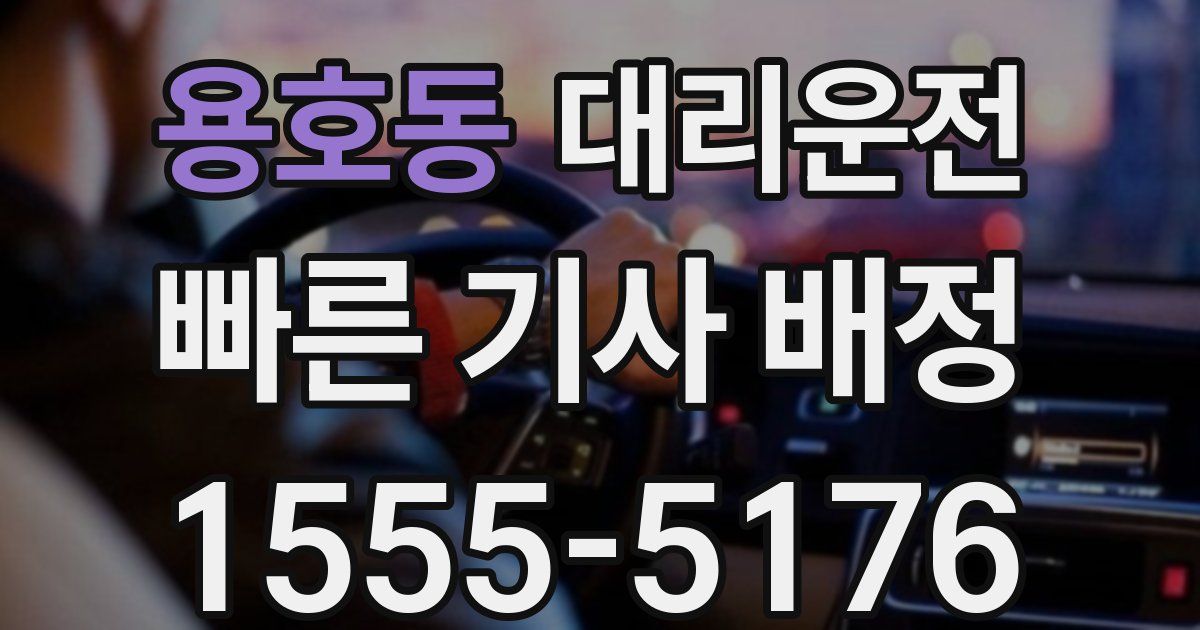 일일대리기사