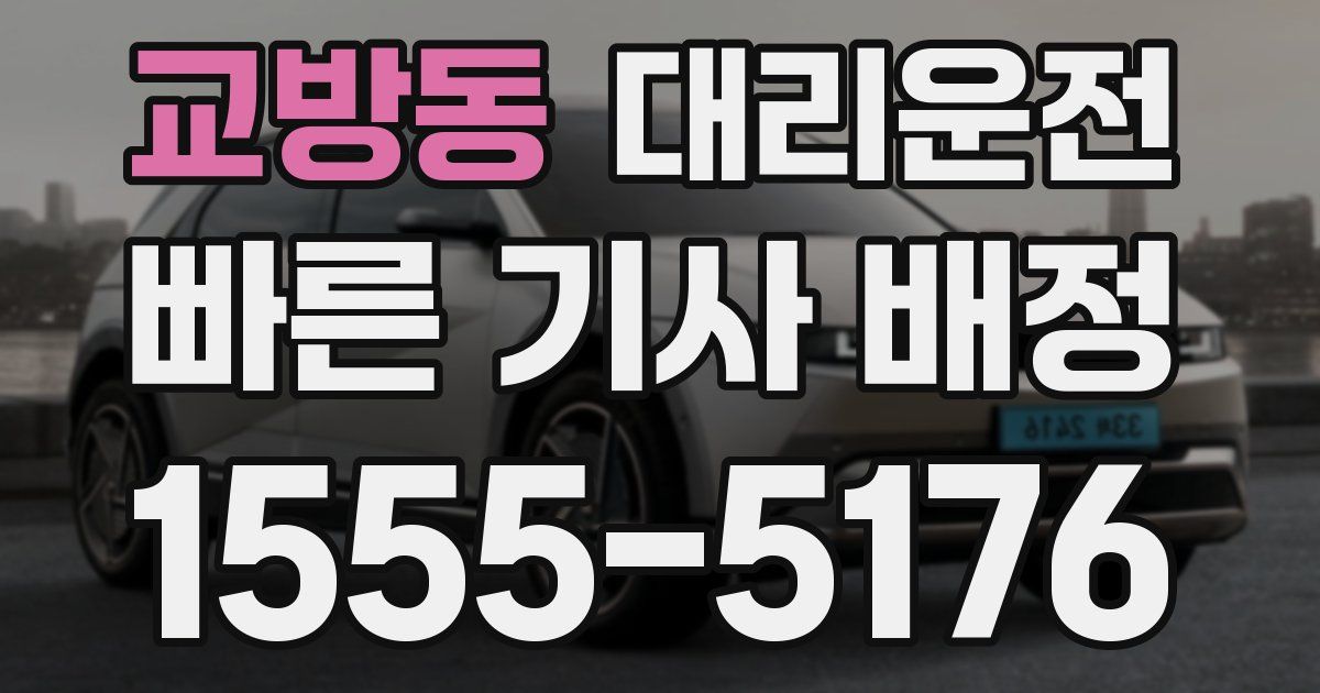 일일대리기사