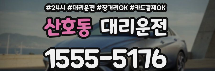 산호동 대리운전