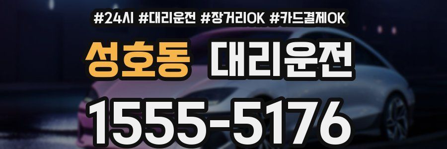 성호동 대리운전