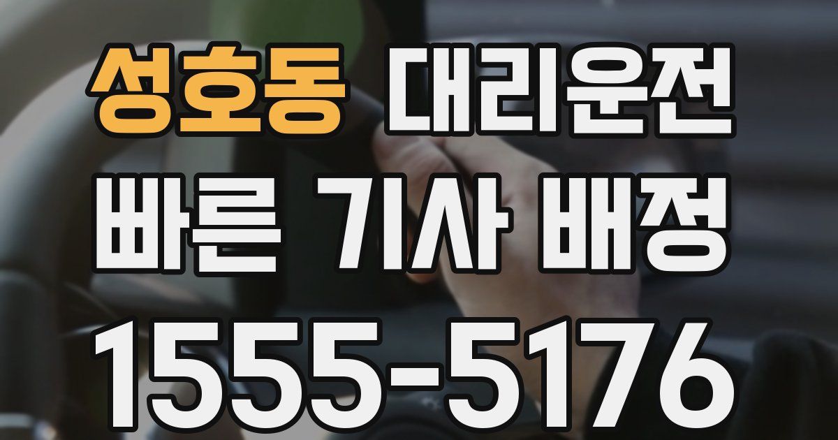 일일대리기사