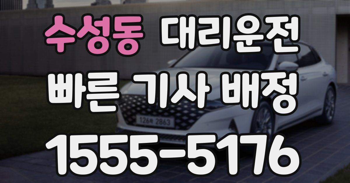 일일대리기사