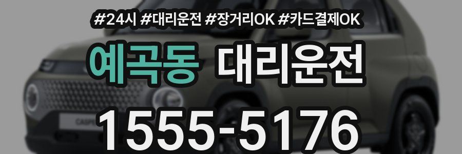 예곡동 대리운전
