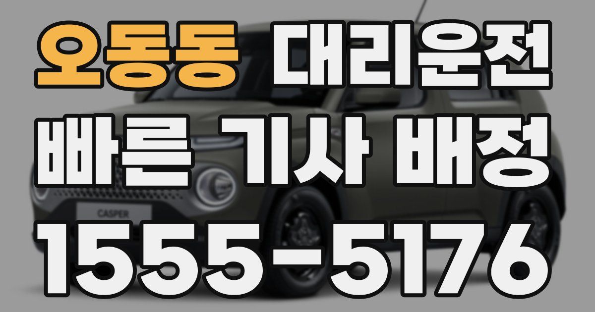 일일대리기사