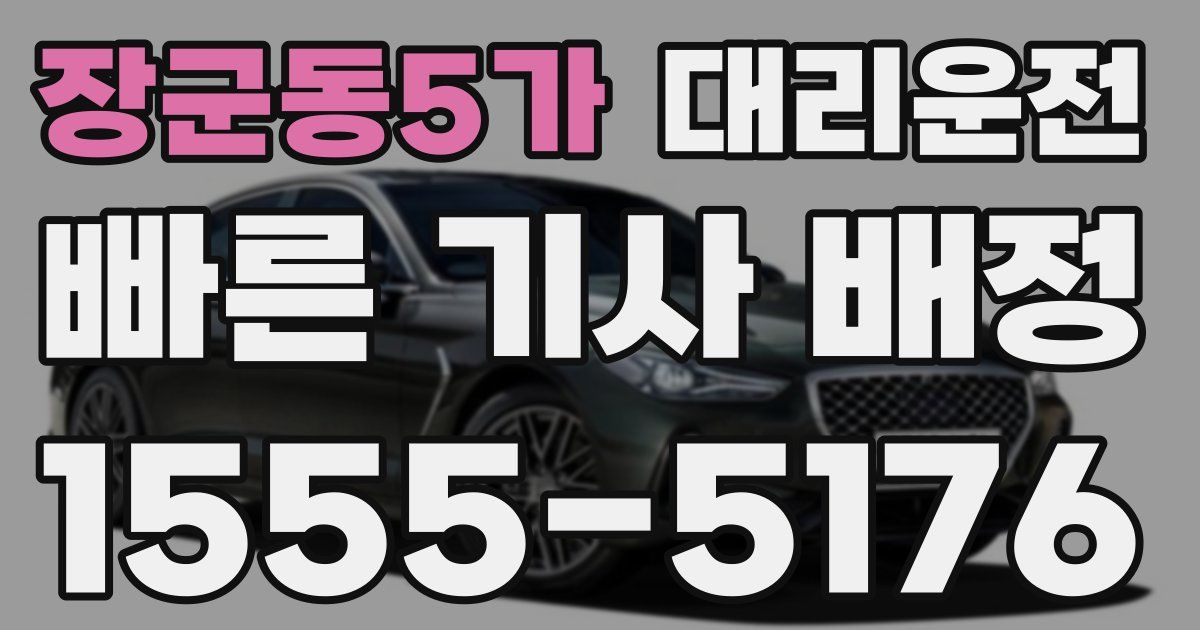 일일대리기사
