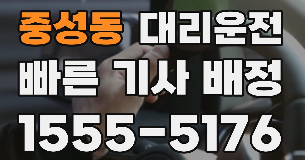 일일대리기사