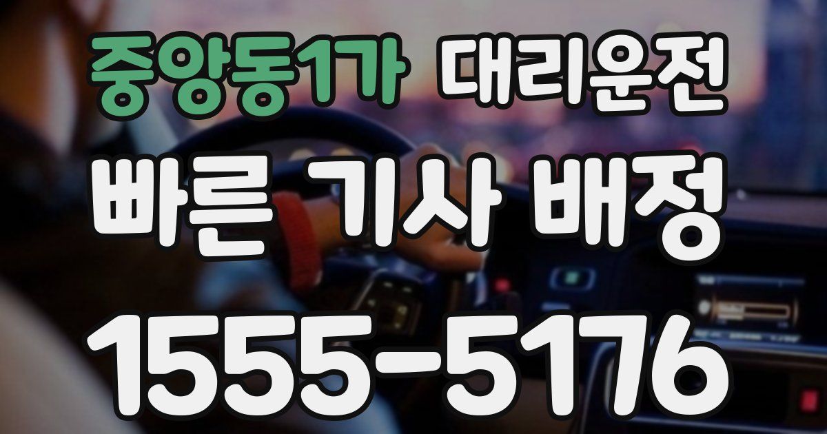 일일대리기사